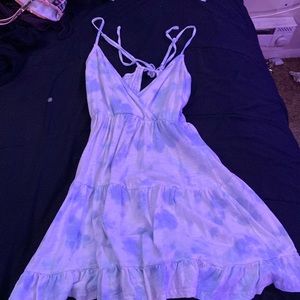 small top, wide bottom dress